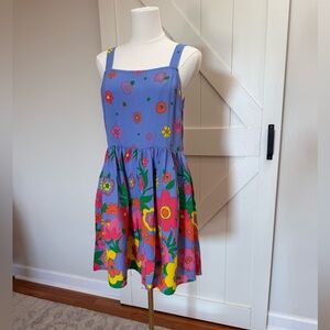 Mister Zimi Floral Dress in Blue and Multicolor